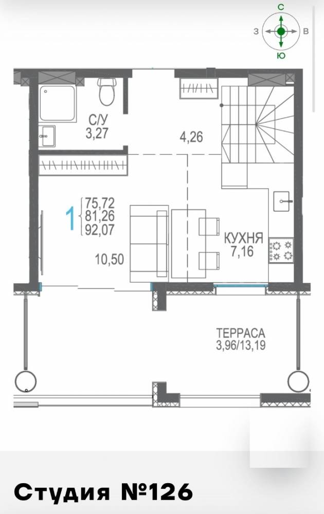126 двухуровн сек 2 8эт 92,07кв
