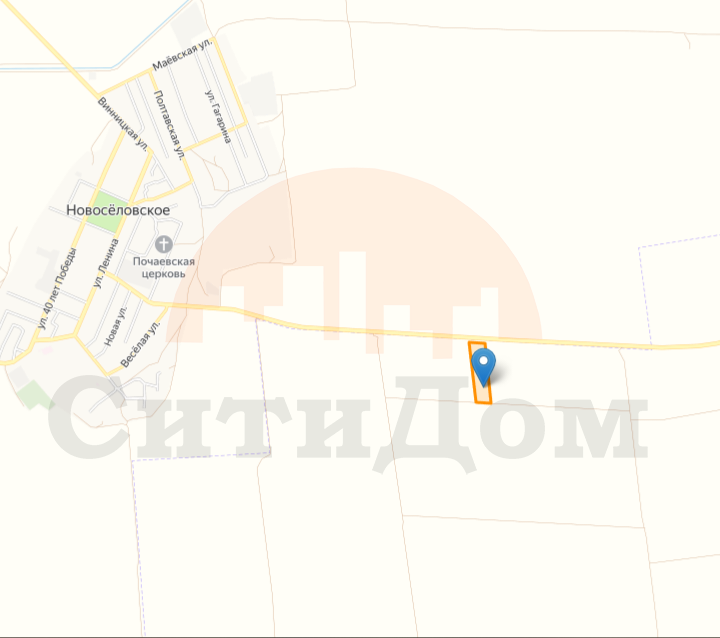 Продажа участка, Новоселовское, 1 улица