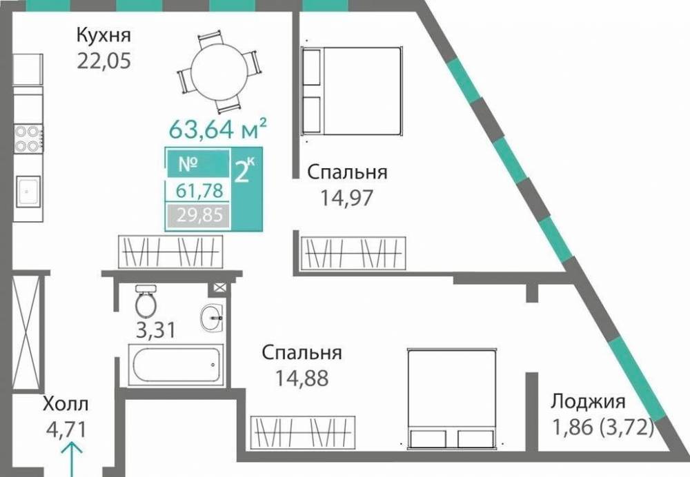 планировка кв 41