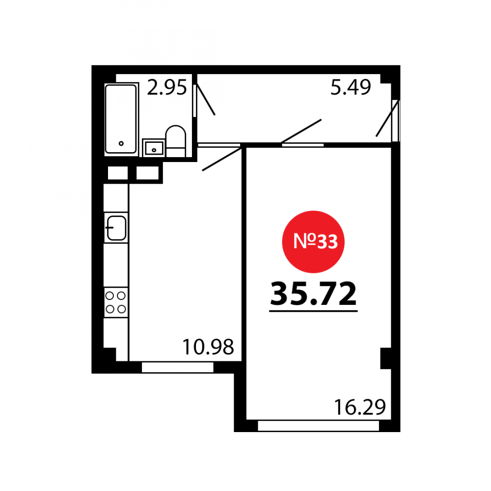 планировка кв. 33