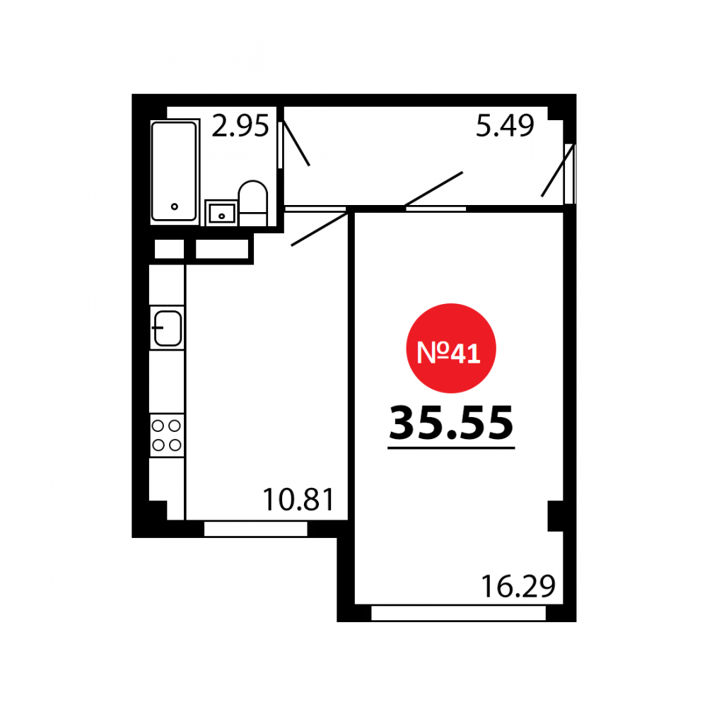 планировка кв. 41