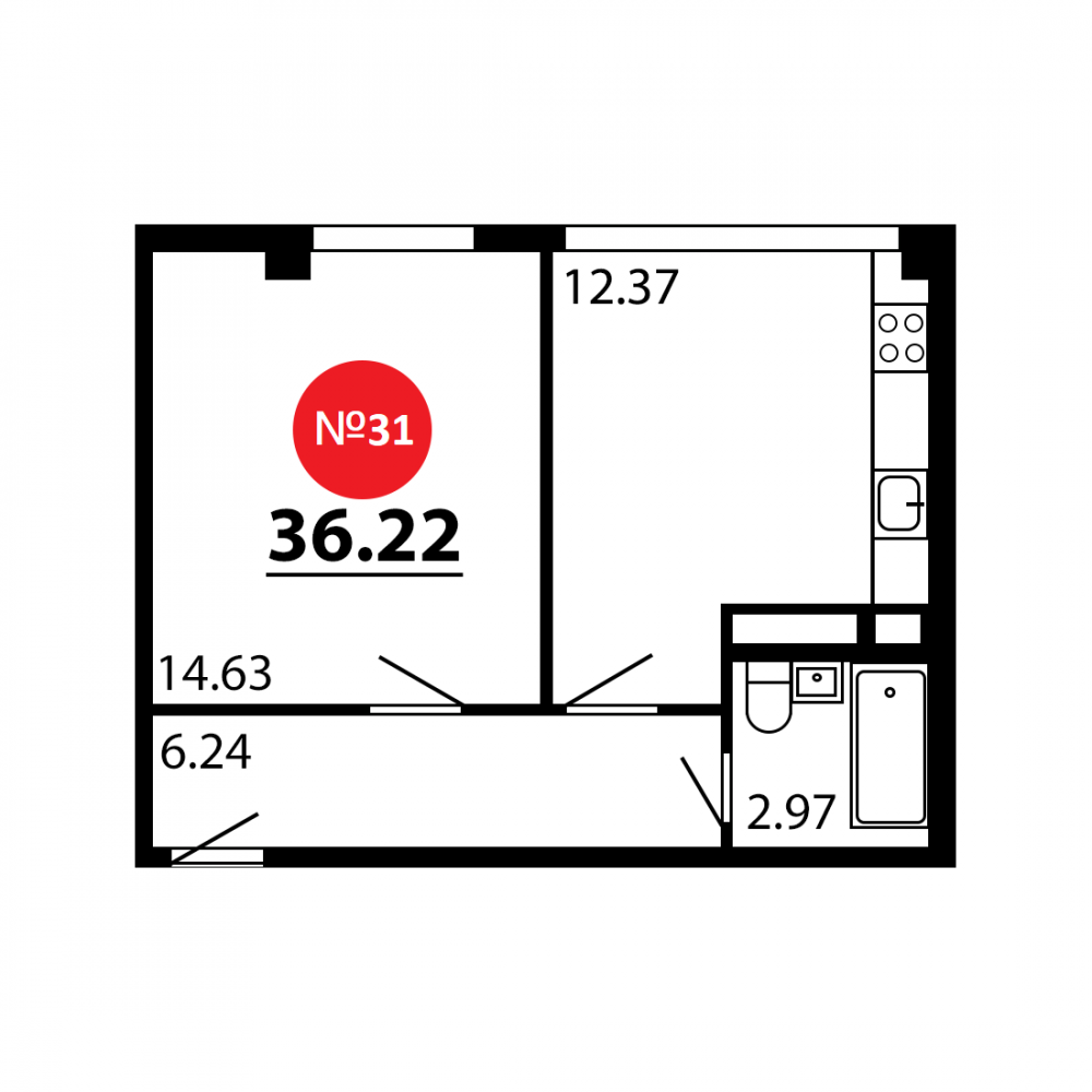 планировка кв 31
